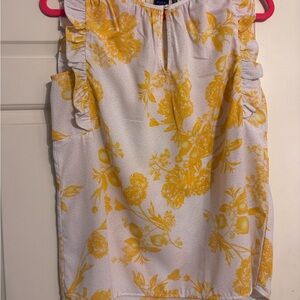 Kaari Blue Yellow Floral Blouse